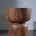 Petite Table en bois Round