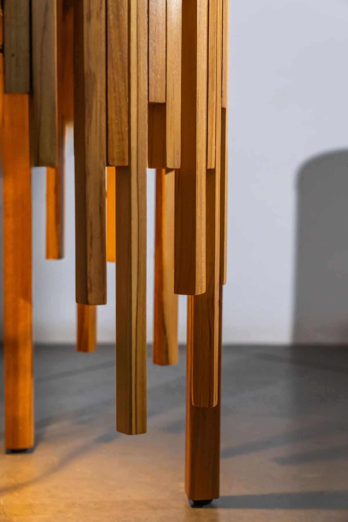 Table noire et marron  40*40*61 cm - Image 2