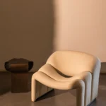 Table metal grise  47*43*52.5 cm