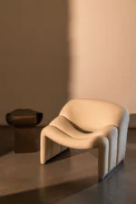 Table metal grise  47*43*52.5 cm