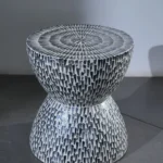 Table nacre Gris/Blanc