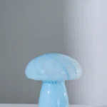 Lamp Mushy, light blue, 17*15*15 cm