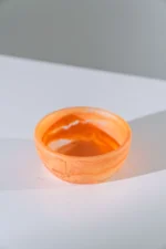 HUCOS, Apricot Transparant Swirl Resin, Round Serving Bowl, 4"D x1.5"H MSq
Transparant Swirl
Resin, Round
Serving Bowl, 4"D x
1.5"H MSq