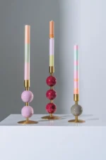 Candelholder Taupe - Image 2