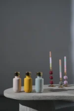 Flower Vase Beige - Image 3