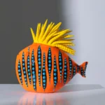 Orange/Blue/YellowFish 25cm