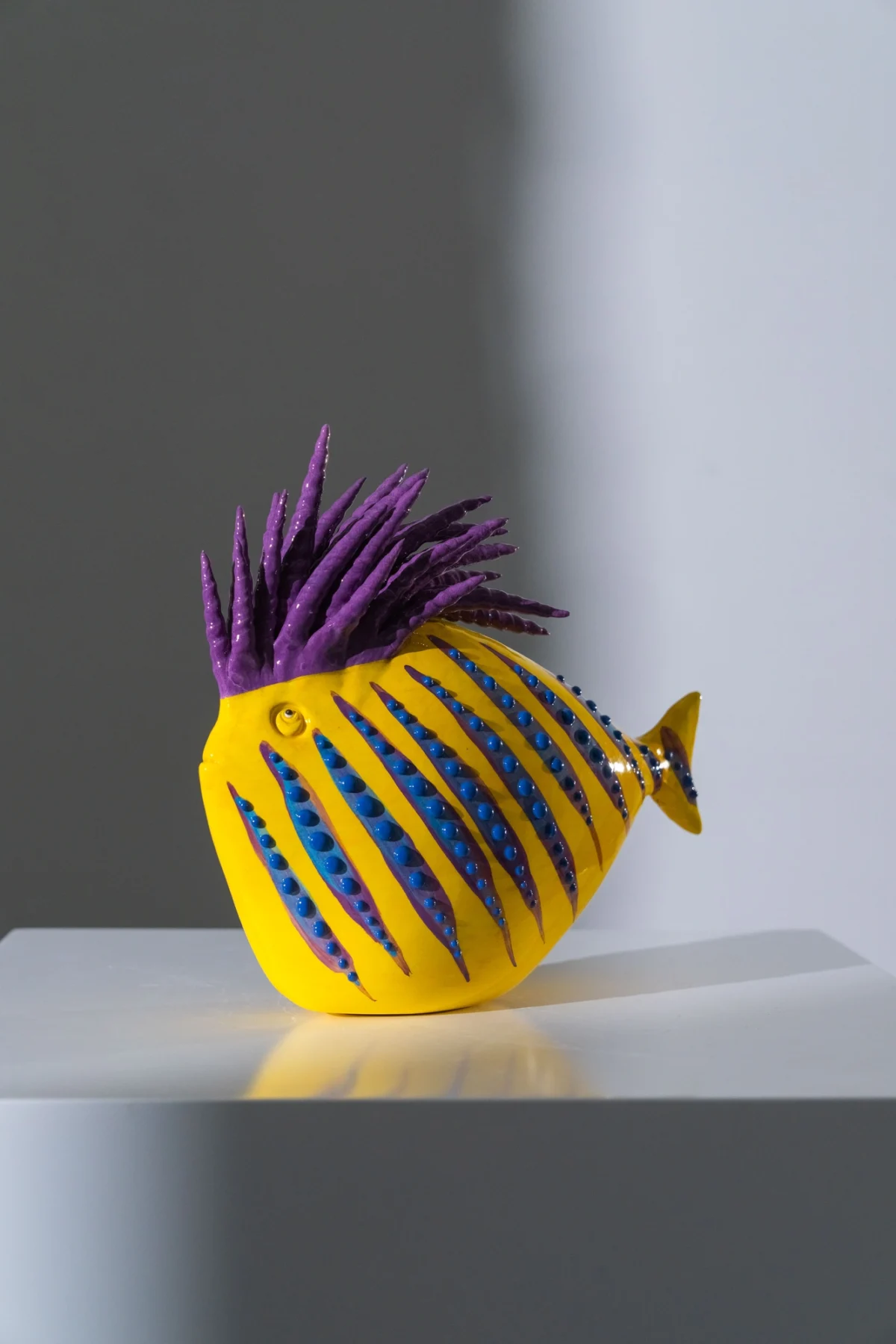 Yellow/Violet  Fish 25cm - Image 4