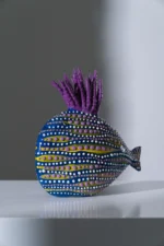 Blue/Yellow/Violet  Fish 25cm - Image 4