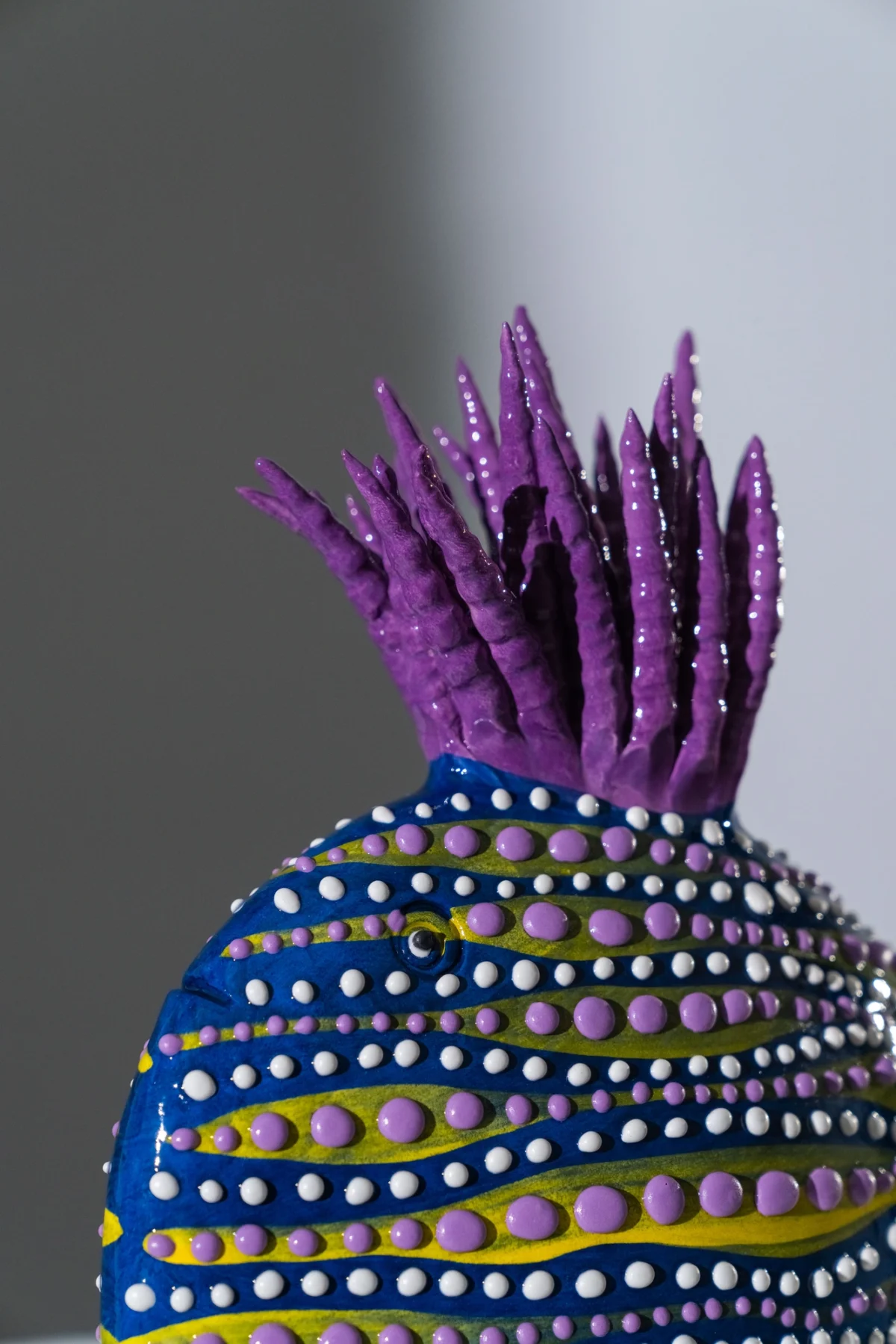 Blue/Yellow/Violet  Fish 25cm - Image 2