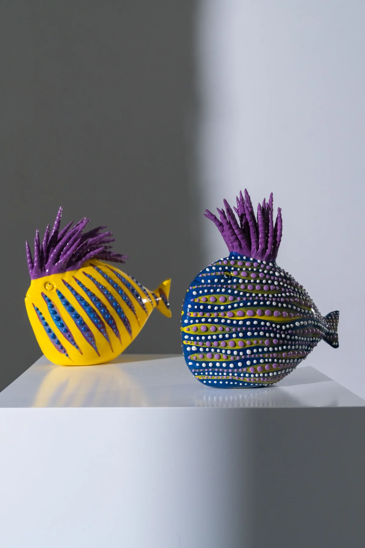Blue/Yellow/Violet  Fish 25cm - Image 3
