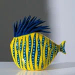 Yellow/bluet  Fish 25cm