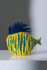 Yellow/bluet  Fish 25cm