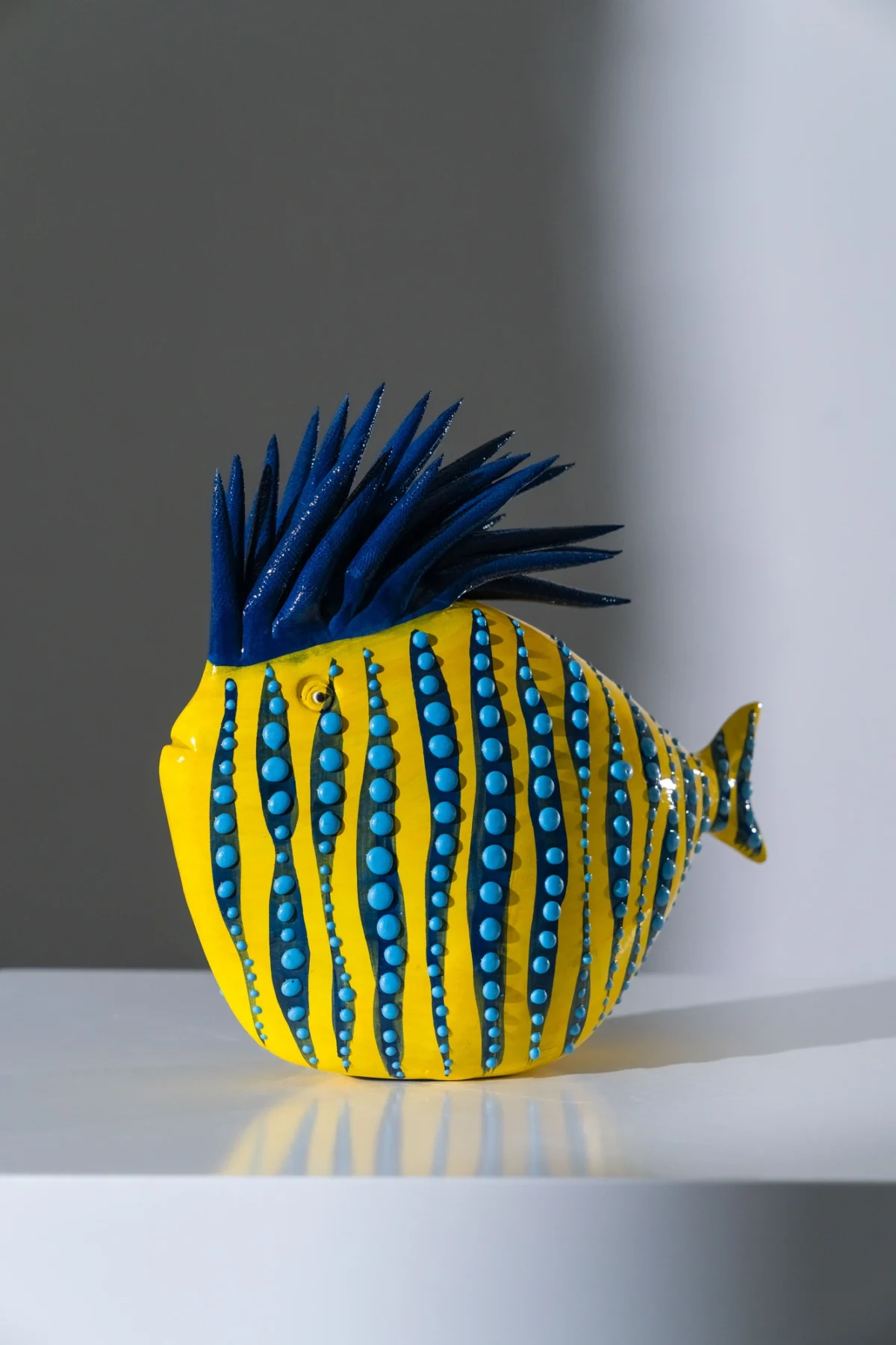 Yellow/bluet  Fish 25cm - Image 2