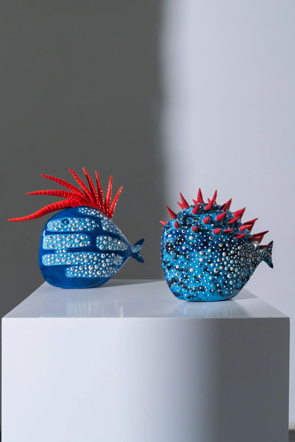 Blue/Red Elvis Fish - Image 2