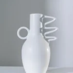 DESIGNER JAR SMALL WHITE MATT  13x13x26 cm