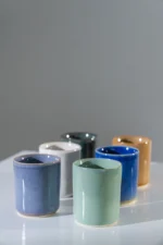 Set of 6 coffee cups nude colors - Image 4