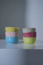Set of 6 small bowls pastel colors - Image 5