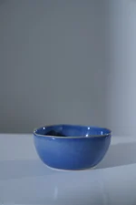 Set of 4 medium bowls blue colors