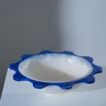 Bowl festone White and Blue