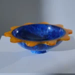 Bowl festone Blue and Yellow