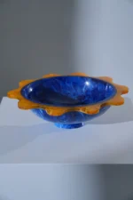 Bowl festone Blue and Yellow