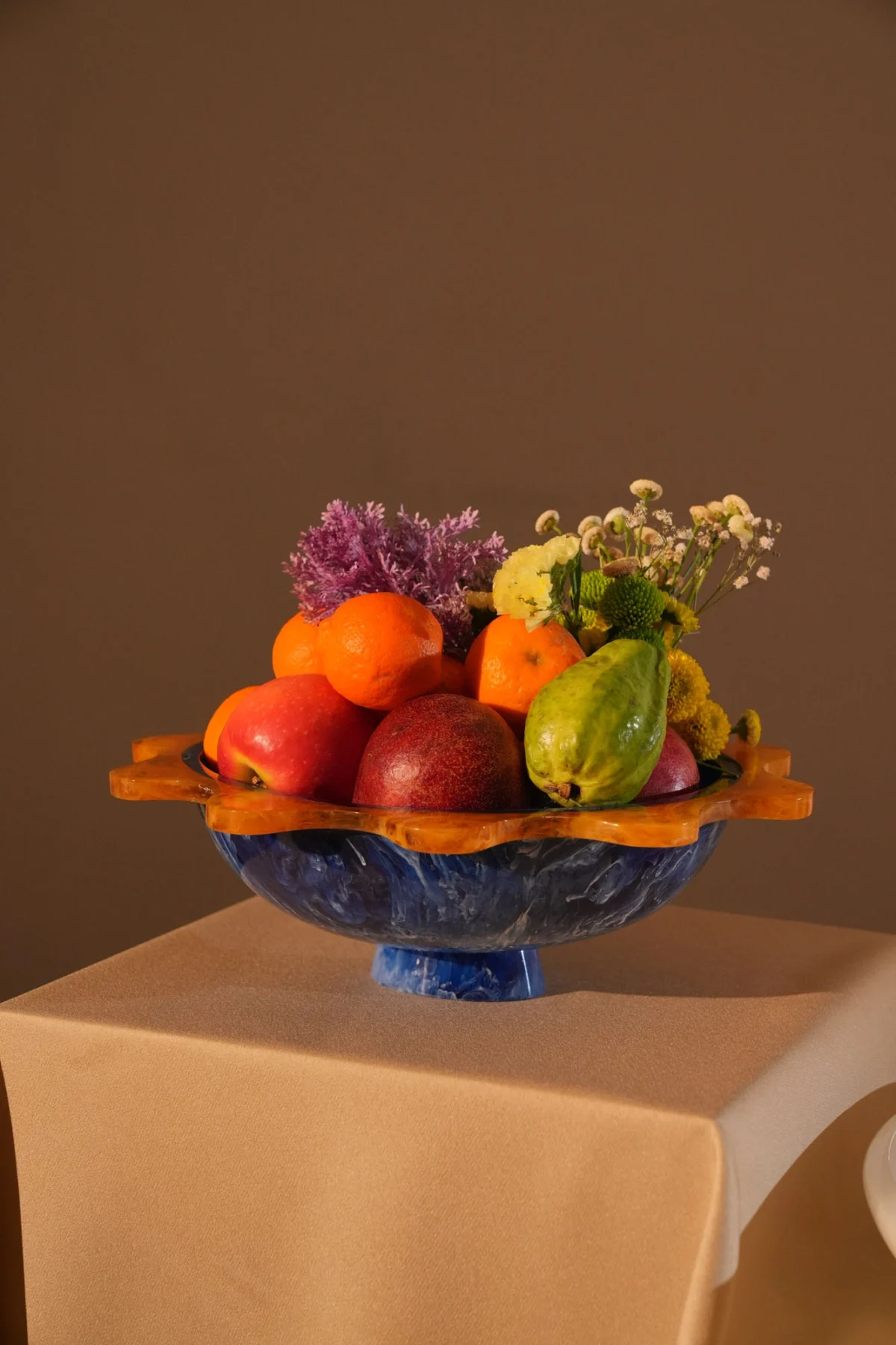 Bowl festone Blue and Yellow - Image 2