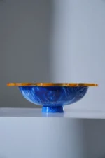 Bowl festone Blue and Yellow - Image 3