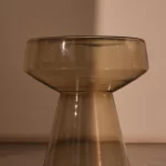 Side table Ø37x44 cm DAKWA glass grey green