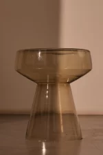 Side table Ø37x44 cm DAKWA glass grey green