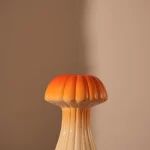 Vase Champignon1 Lines 28.5cm orange