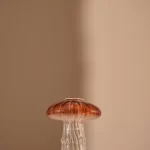 Candle Holder Russle 10*13cm brown/green