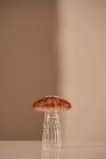 Candle Holder Russle 10*13cm brown/green