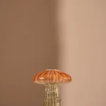 Candle Holder Russle 10*13cm  green/orange