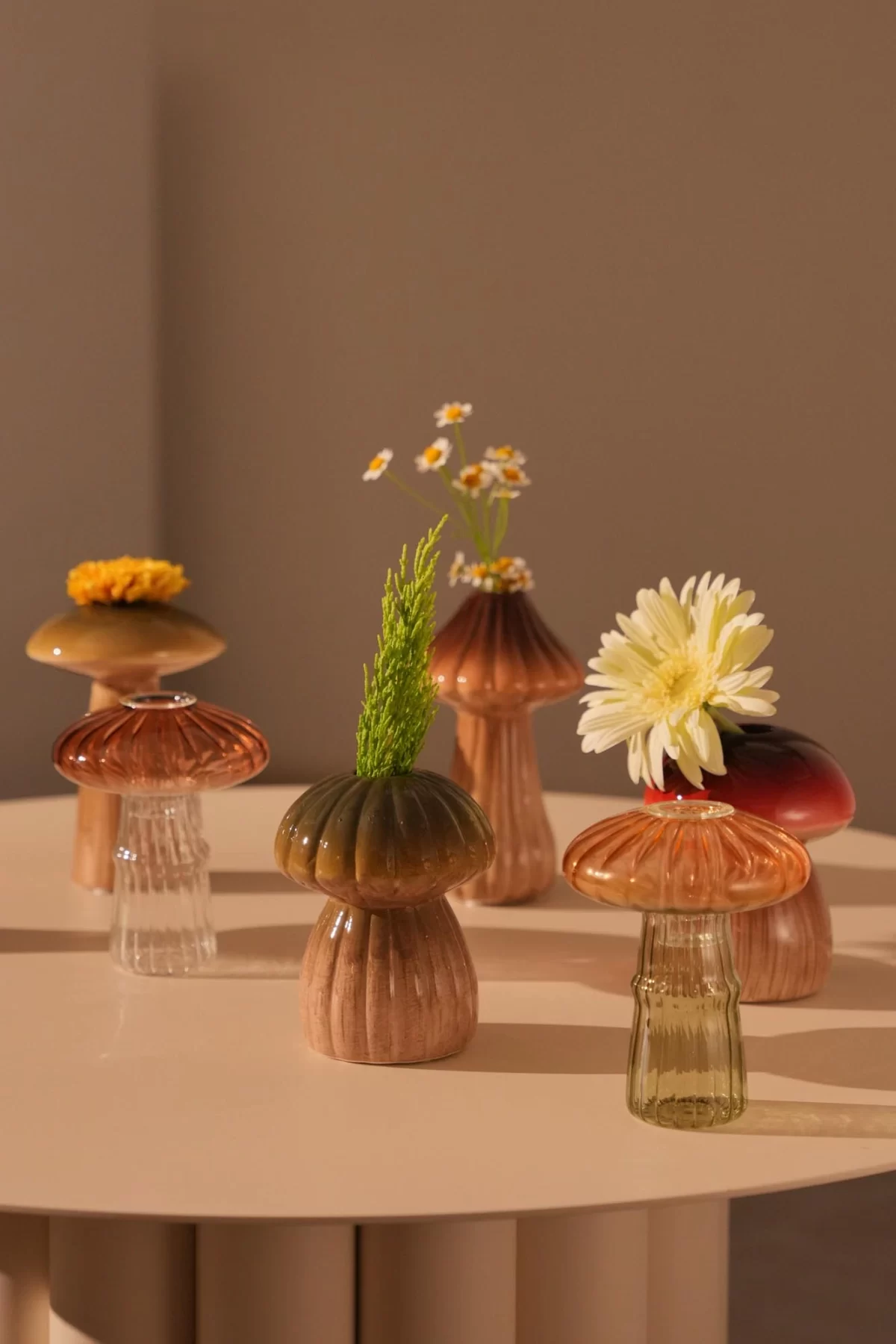 Candle Holder Russle 10*13cm  green/orange - Image 2