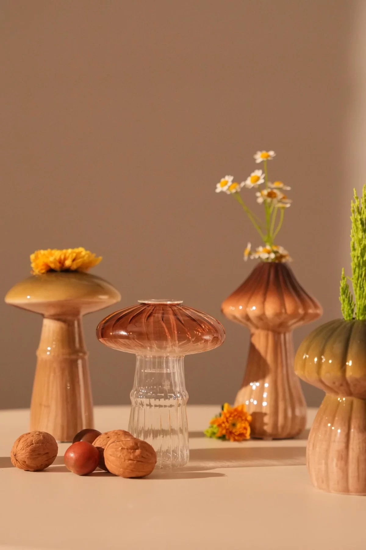 Vase Agaric2 D2.7/14.5cm green - Image 2