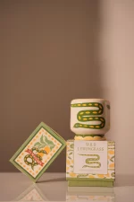 Adopo 8 oz./226g Snake Ceramic Candle - Wild 8x8x9cm
Lemongrass Boxed - Image 2