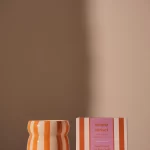 Cabana 6.5oz/184g Rust Striped Ceramic Candle 7.5x7.5x8.5 cm
- Sienna Sunset Boxed