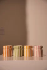 Cabana 6.5oz/184g Rust Striped Ceramic Candle 7.5x7.5x8.5 cm
- Sienna Sunset Boxed - Image 2