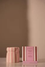 Cabana 6.5oz/184g Lavender Striped Ceramic 7.5x7.5x8.5 c,
Candle - Grecian Sand Boxed