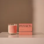 Mood Candle 8 oz./226g Passion - Saffron Rose 8x8x9 cm