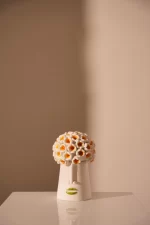 LA MARGHERITA, GIALLA SCATOLA MEDIA ,
YELLOW DAISY MEDIUM BOX