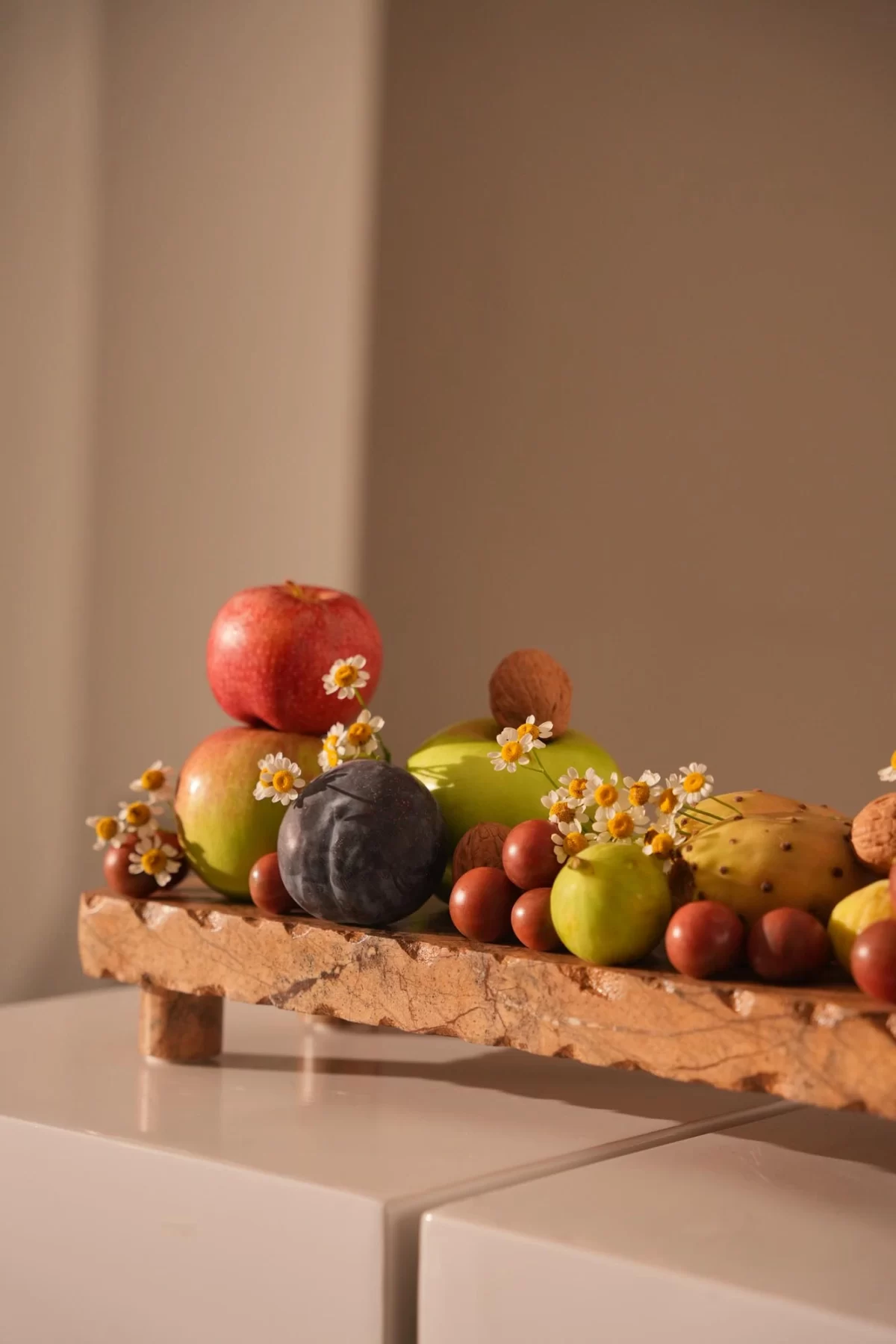 Cutting board, marble, forest brown, 30x15x6 c - Image 2