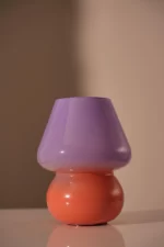 Lamp Joyful, ombre, purple/orange, 19xø15 cm