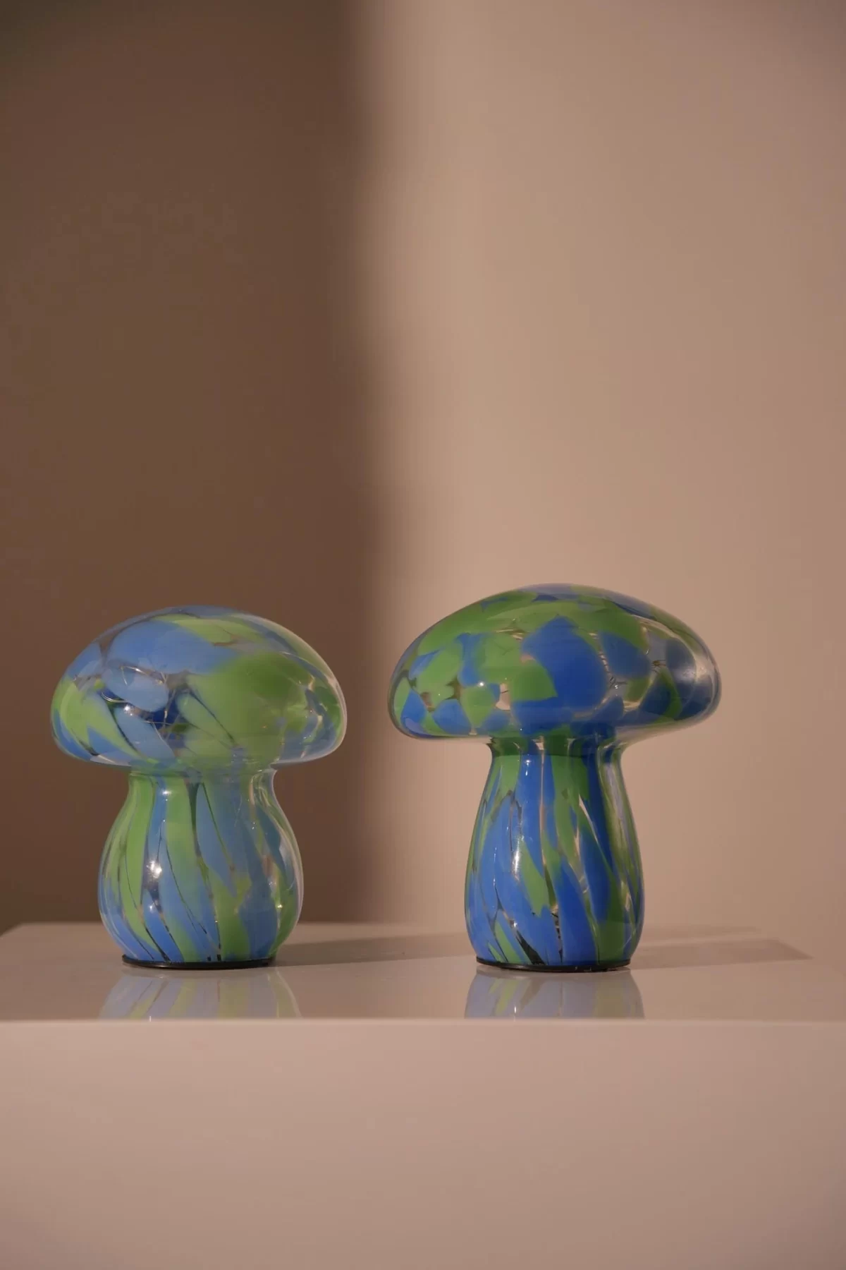 Lamp Mushy, chips, green/blue, 17xø15 cm - Image 2