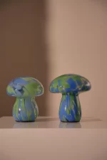 Lamp Mushy, chips, green/blue, 17xø15 cm - Image 2