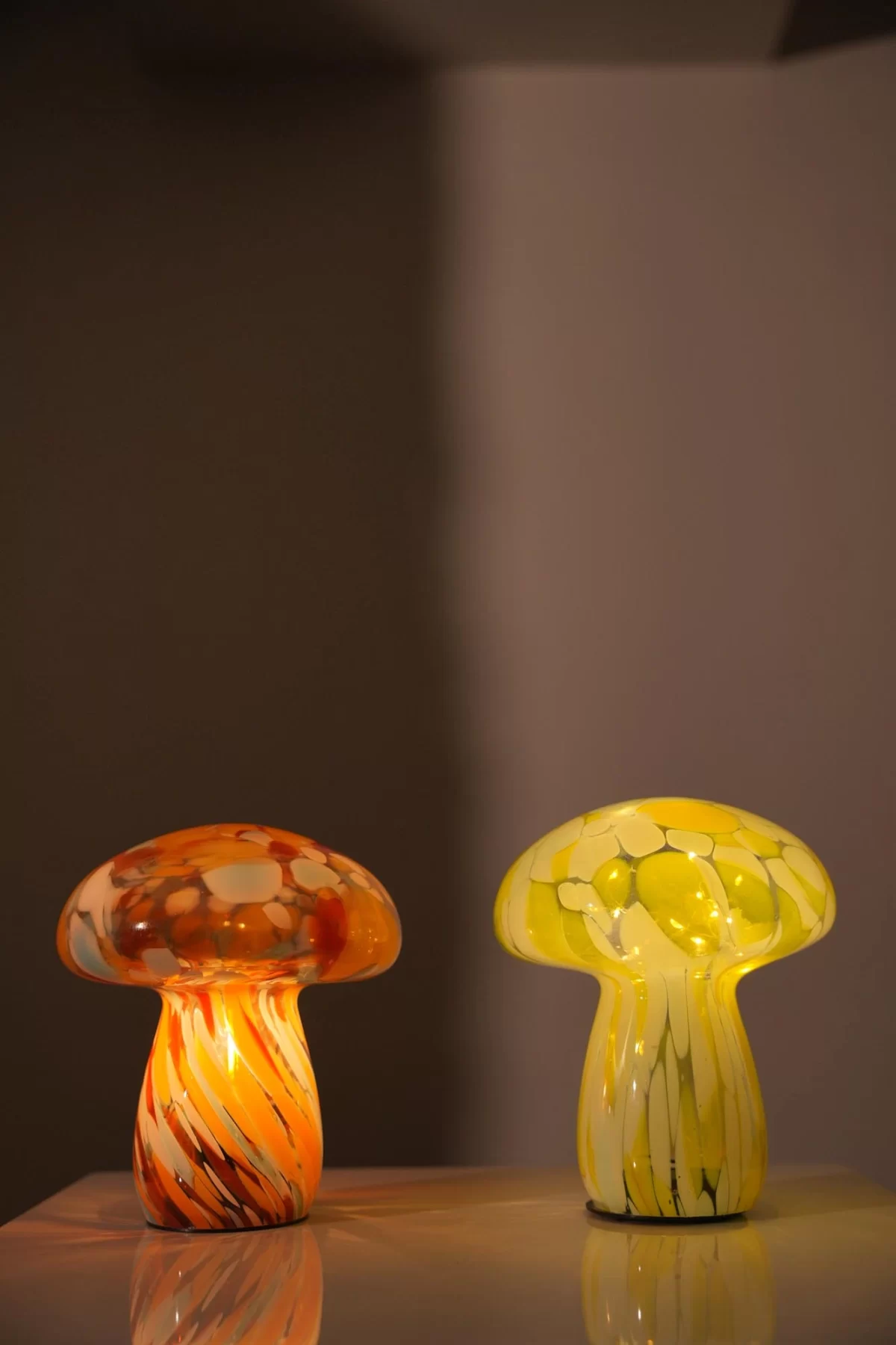 Lamp Mushy, chips, yellow/white/mint, 17xø15 - Image 2