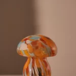 Lamp Mushy, chips, red/white/mint, 16xø13 cm