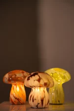 Lamp Mushy, chips, red/white/mint, 16xø13 cm - Image 2