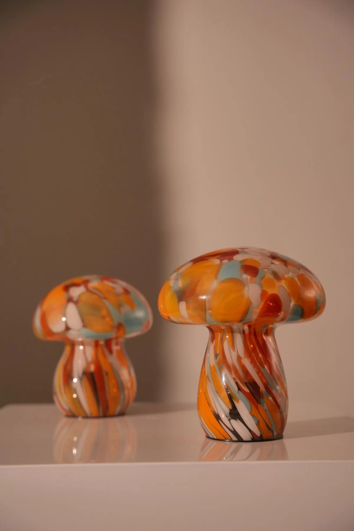 Lamp Mushy, chips, red/white/mint, 16xø13 cm - Image 3