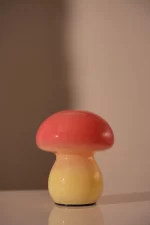 Lamp Mushy, ombre, pink/yellow, 16xø13 cm